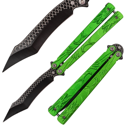 Wholesale Dragon Butterfly Knife   0013GN 2T 